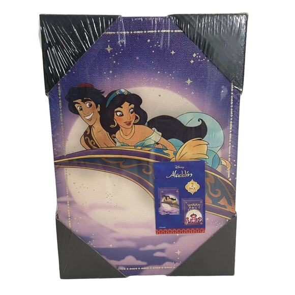NWT Hot Topic Disney Aladdin Canvas Artwork - Picture 1 of 5